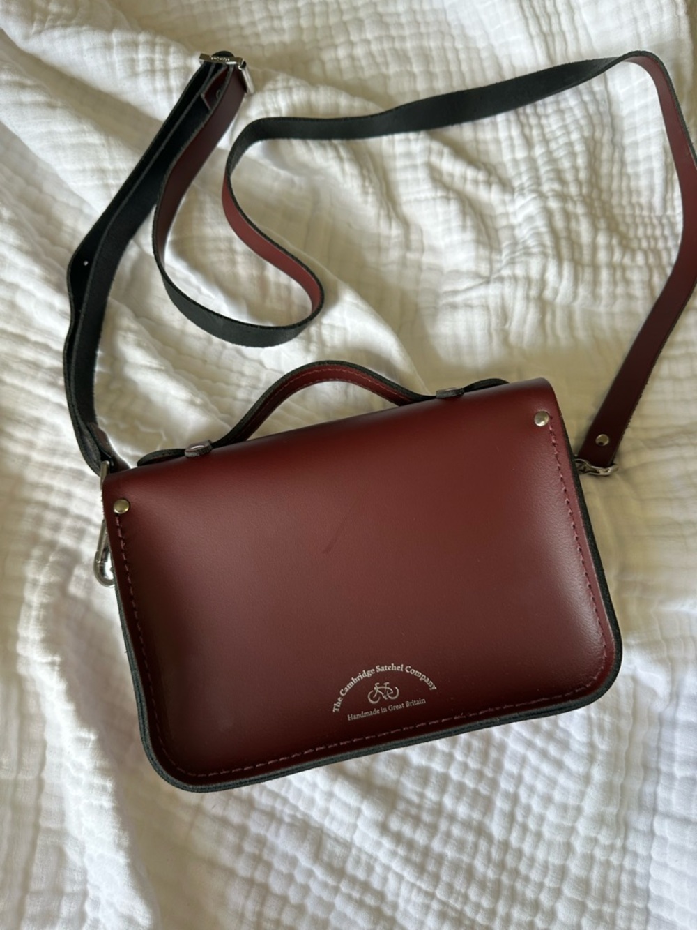 The Cambridge Satchel Company -The Mini in Oxblood - Picture 2 of 14
